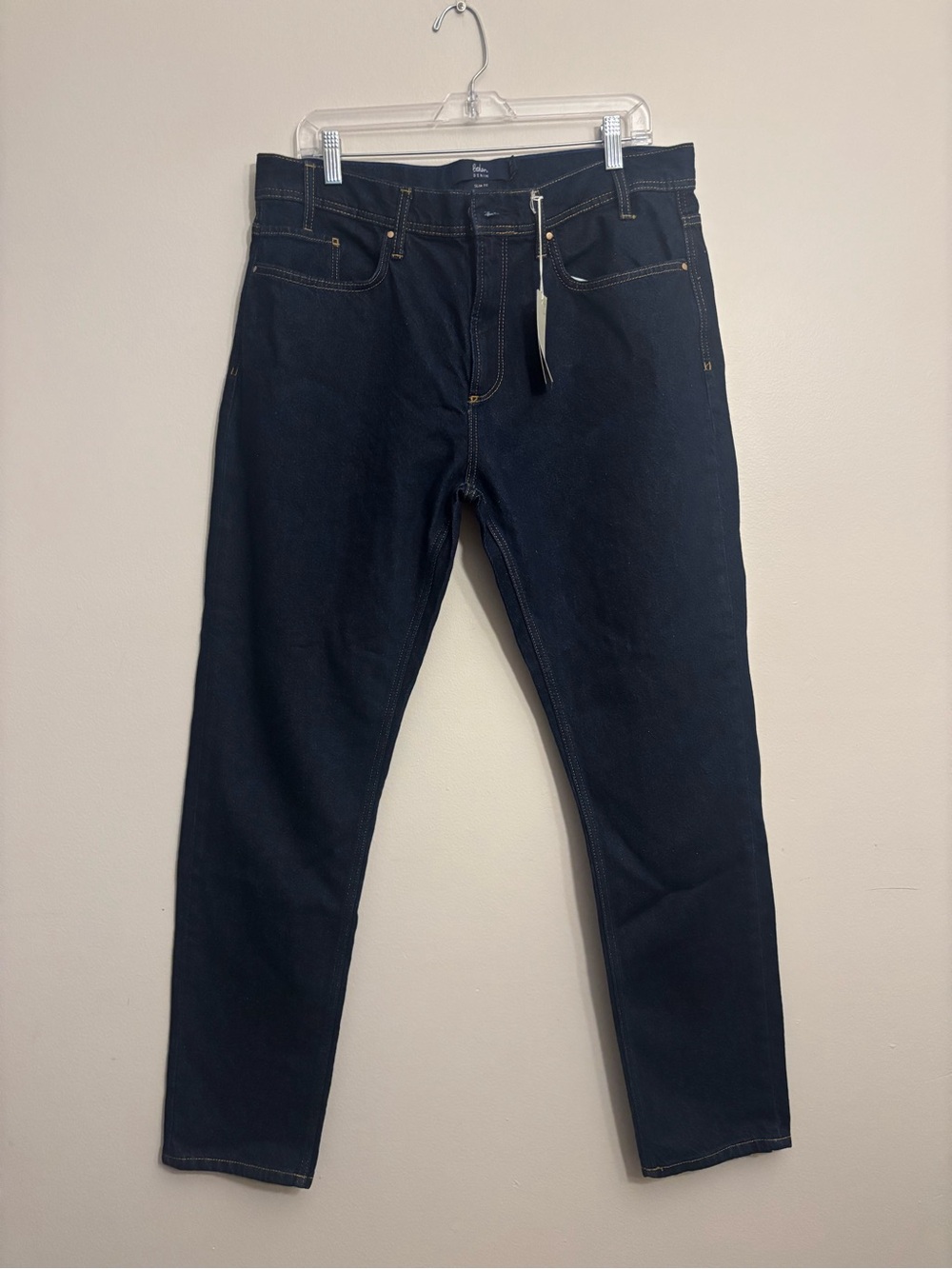 Boden Men's Slim Straight Jeans - Dark Blue